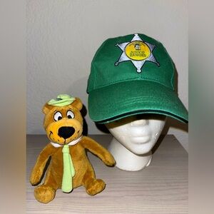 Hanna Barbera‎ Collection Yogi Bear Plush & Jellystone Park Junior Ranger Cap